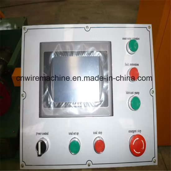 Macchina per trafilatura in linea retta con filo di acciaio a basso tenore di carbonio standard professionale